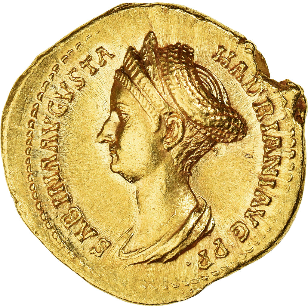 Sabina, 
  
  Aureus, 
  
  128-129