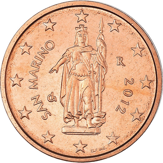 San Marino, 
  
  2 euro centy, 
  
  2012