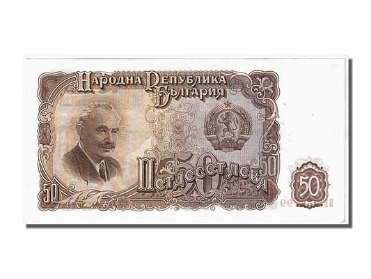 bankovka, 
  
  Bulharsko, 
  
  50 Leva