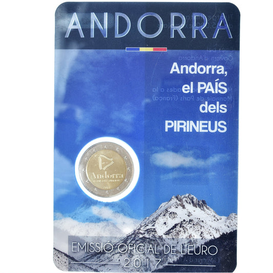 Andorra, 
  
  2 eurá, 
  
  Pyreneje