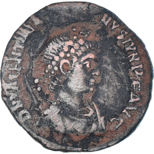 minca, 
  
  Valentinián II., 
  
  Follis