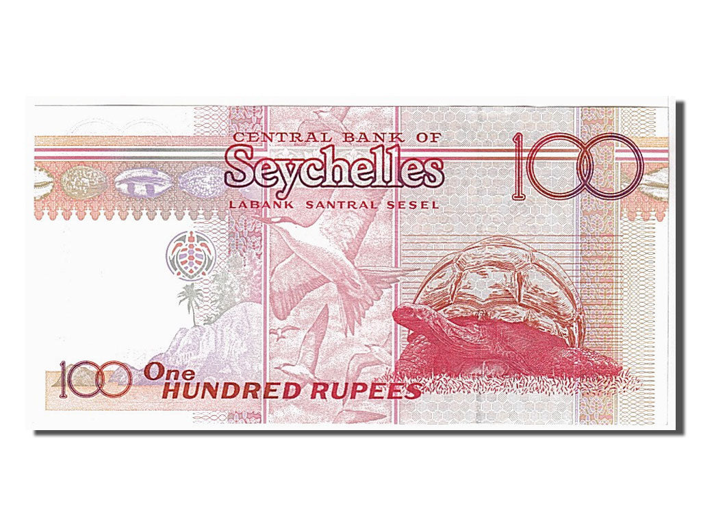 bankovka, 
  
  Seychely, 
  
  100 rupií