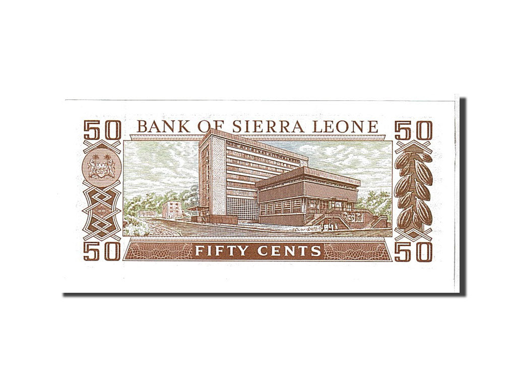 bankovka, 
  
  Sierra Leone, 
  
  50 centov