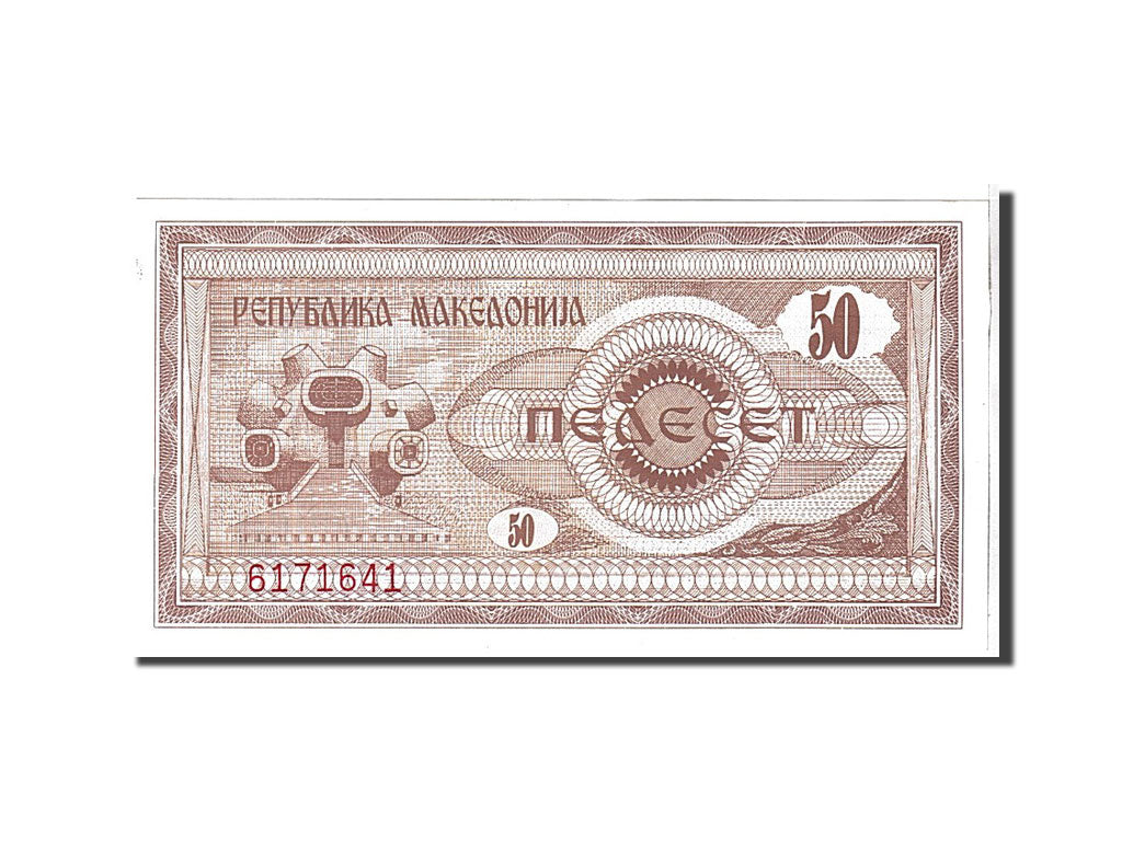 bankovka, 
  
  Macedónsko, 
  
  50 (denár)