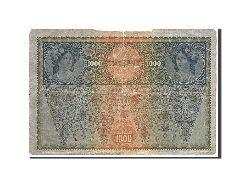 bankovka, 
  
  Rakúsko, 
  
  1000 korún