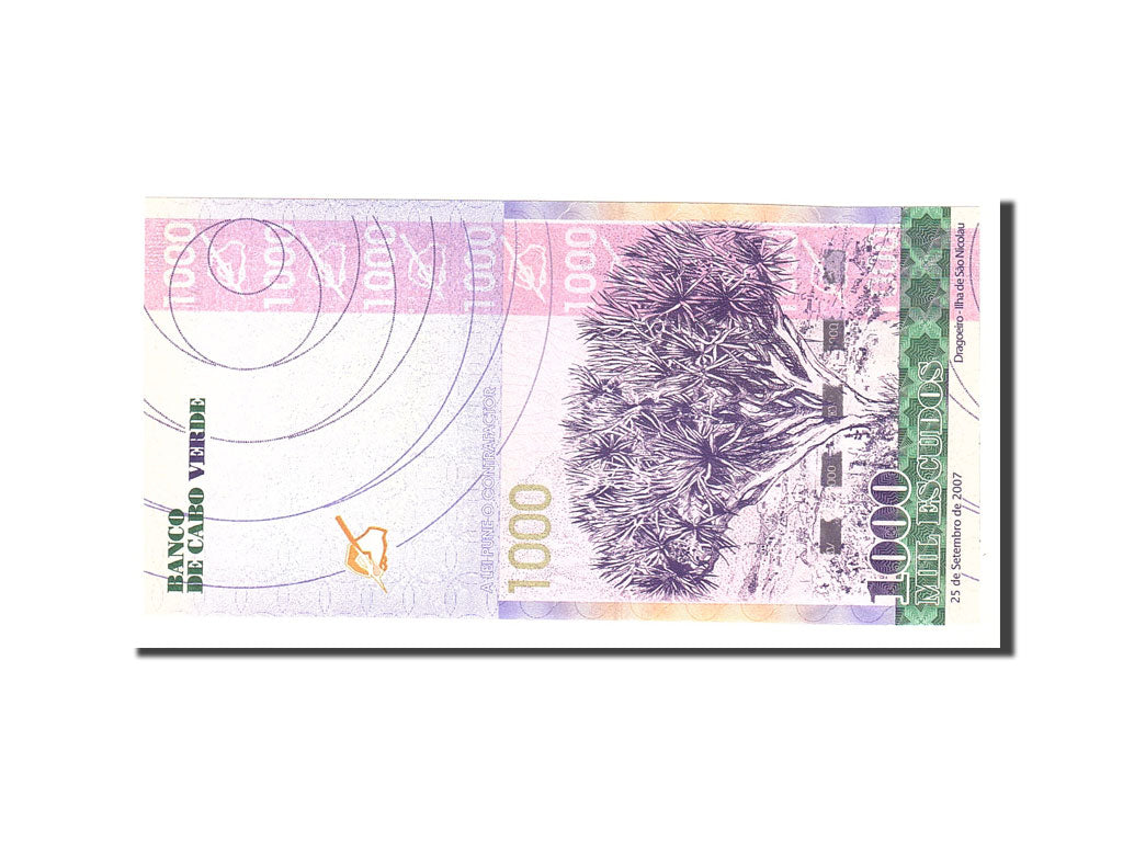 bankovka, 
  
  Kapverdy, 
  
  1000 Escudos