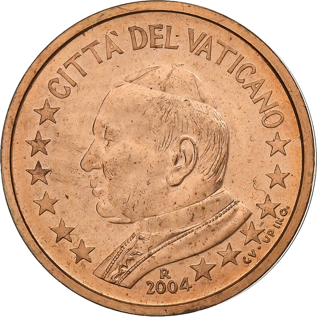 Vatikán, 
  
  2 euro centy, 
  
  Jean-Paul II