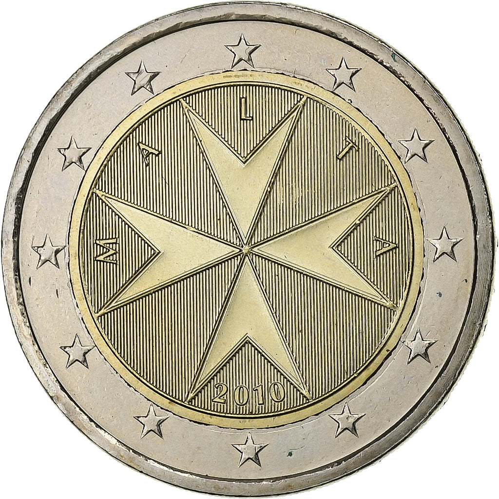 malta, 
  
  2 eurá, 
  
  2010