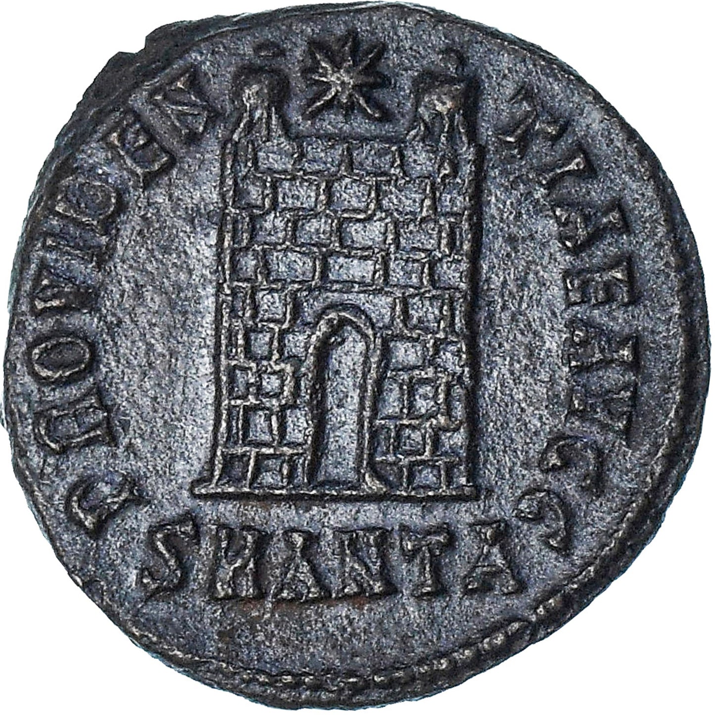 Konštantín I. 
  
  Follis, 
  
  327-329