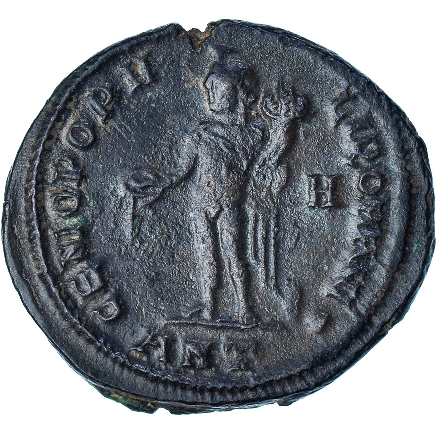 Dioklecián, 
  
  Follis, 
  
  304-305