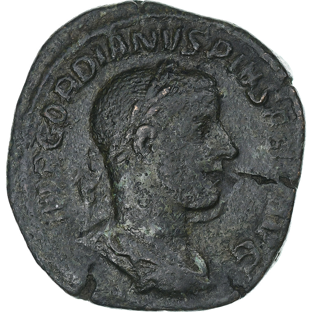 Gordian III, 
  
  Sestertius, 
  
  244