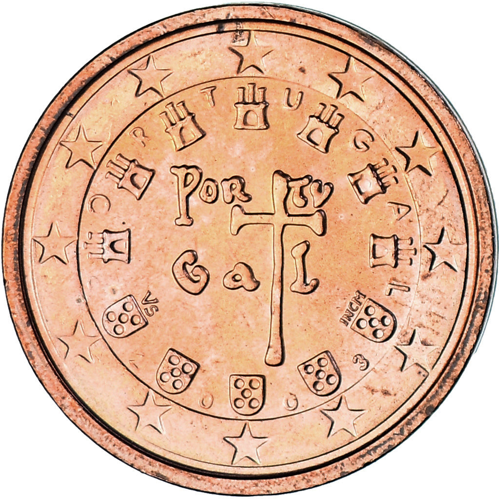 Portugalsko, 
  
  2 euro centy, 
  
  2003