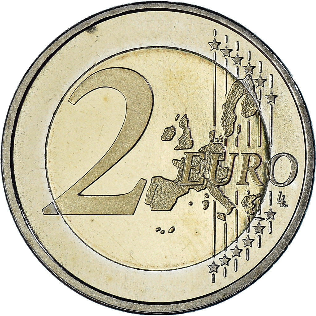 Holandsko, 
  
  2 eurá, 
  
  2002