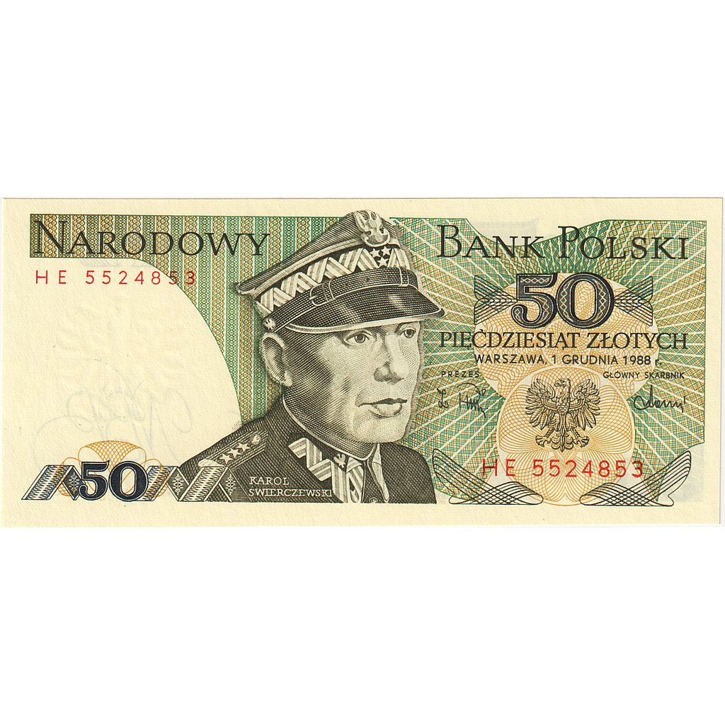 bankovka, 
  
  Poľsko, 
  
  50 zlotých