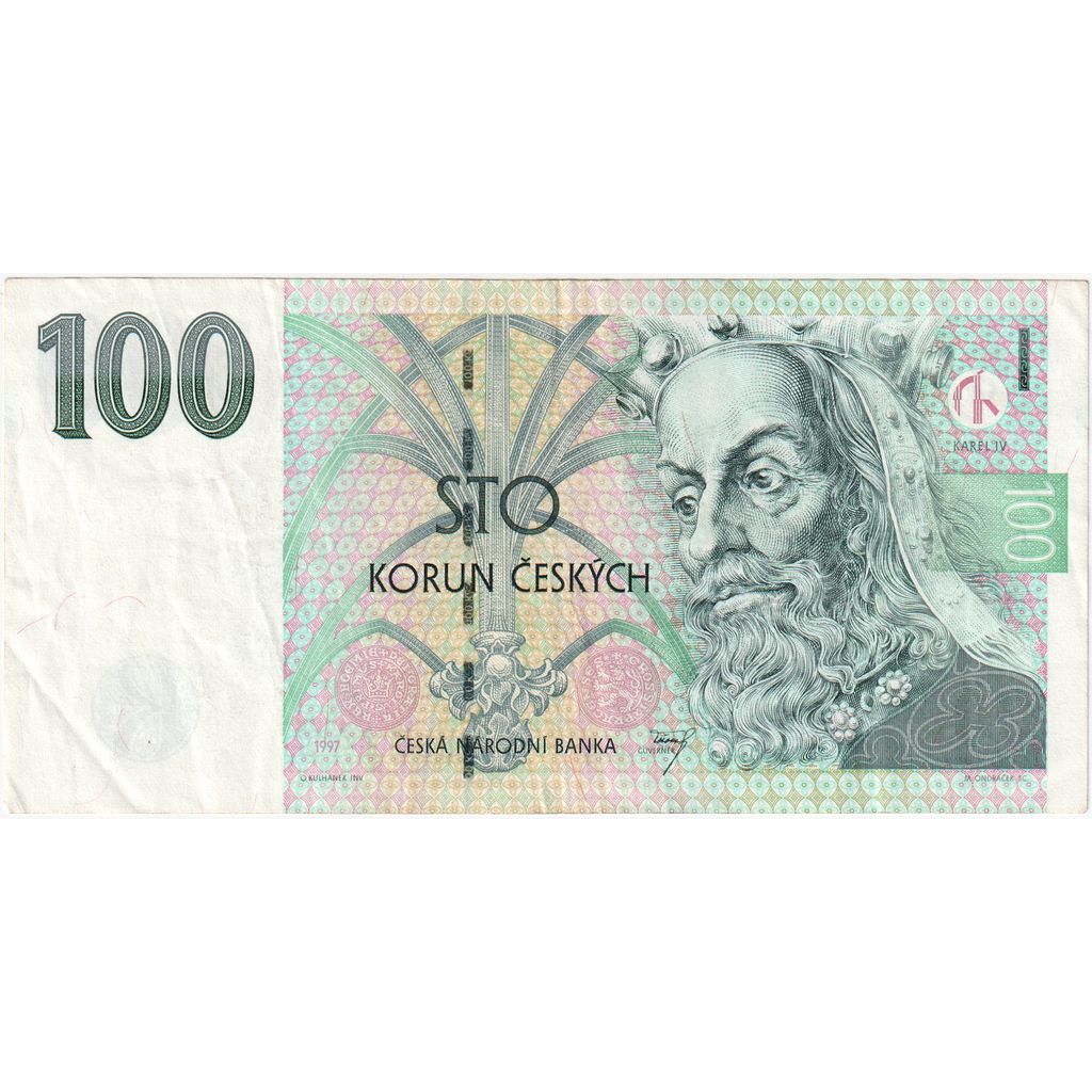 Česká republika, 
  
  100 korún, 
  
  AU(50 – 53)