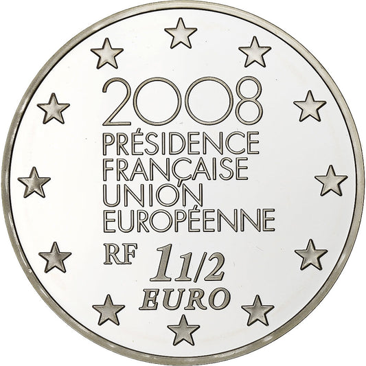 Francúzsko, 
  
  1-1/2 eura, 
  
  Europa - Francúzske predsedníctvo Union Européenne