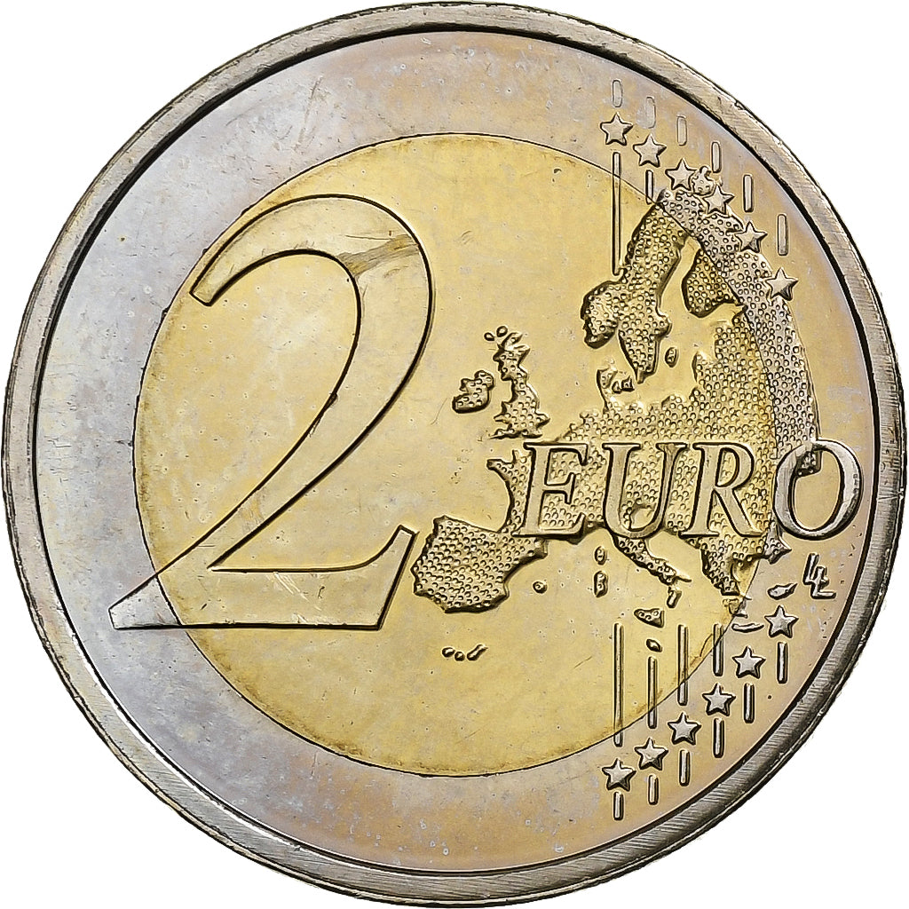 Luxembursko, 
  
  2 eurá, 
  
  Henri I. Pristúpenie Charlotte