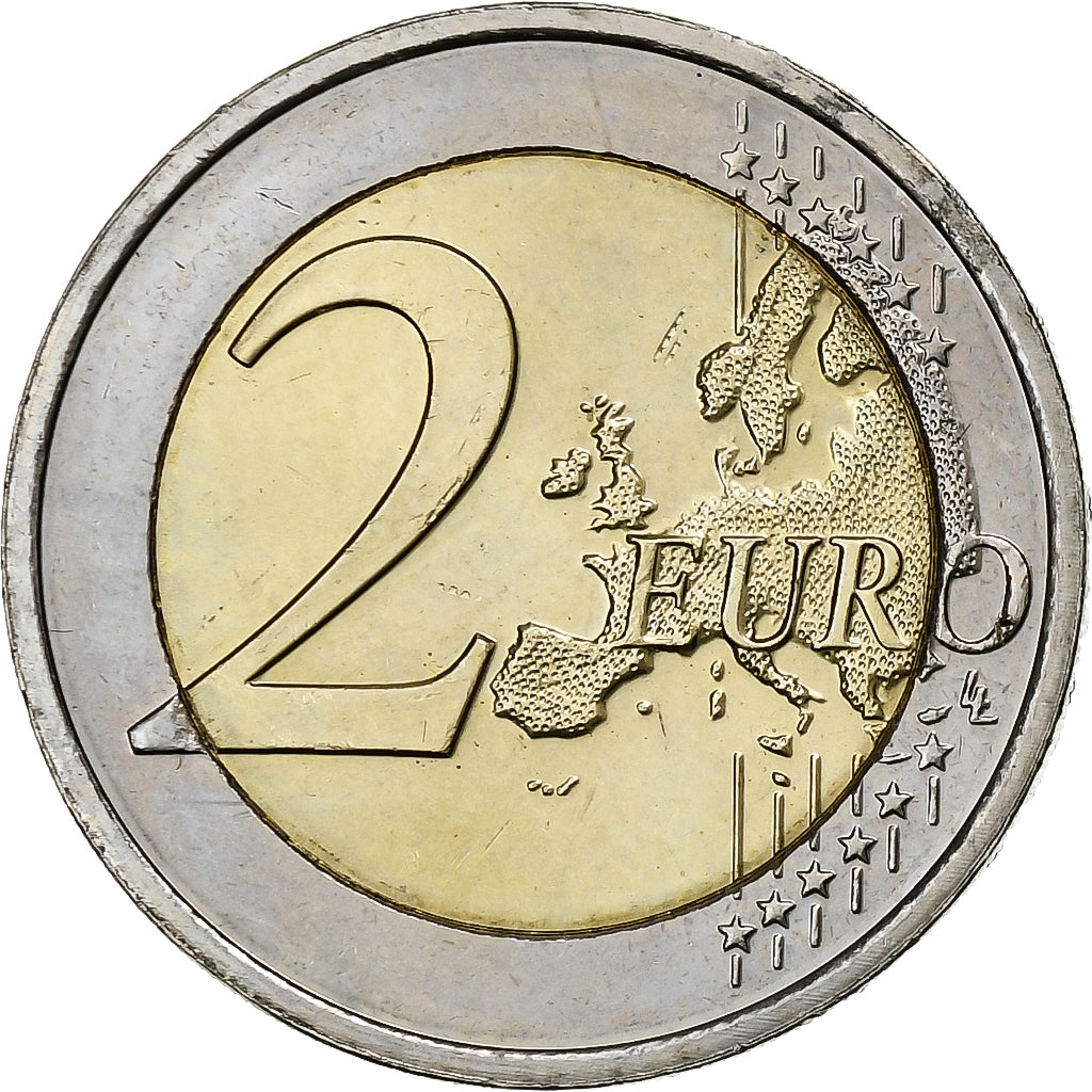 Luxembursko, 
  
  2 eurá, 
  
  30 rokov vlajky Európskej únie