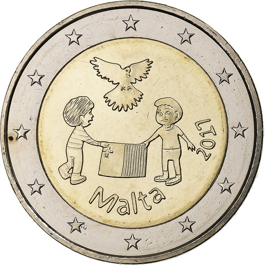 malta, 
  
  2 eurá, 
  
  Mier