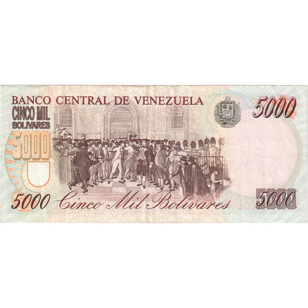 Venezuela, 
  
  5000 Bolivarov, 
  
  1997