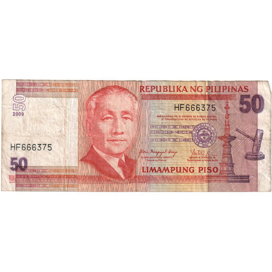 Filipíny, 
  
  50 Piso, 
  
  2009