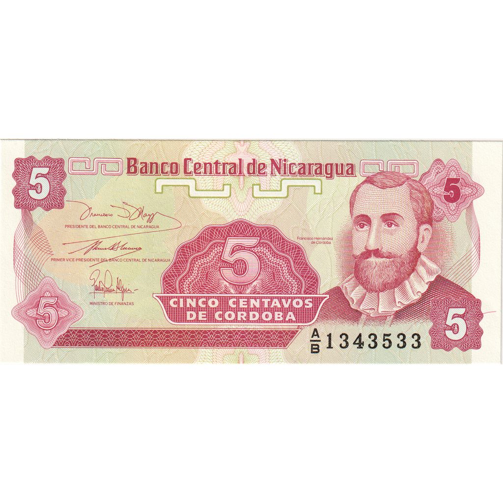 Nikaragua, 
  
  5 Centavos, 
  
  Nedatované (1991)