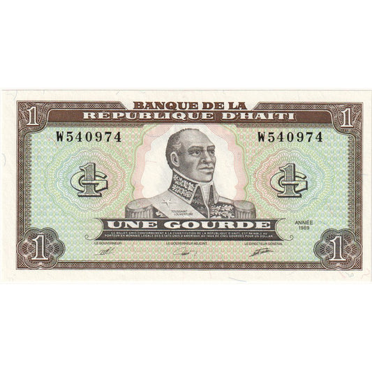 Haiti, 
  
  1 tekvica, 
  
  1989