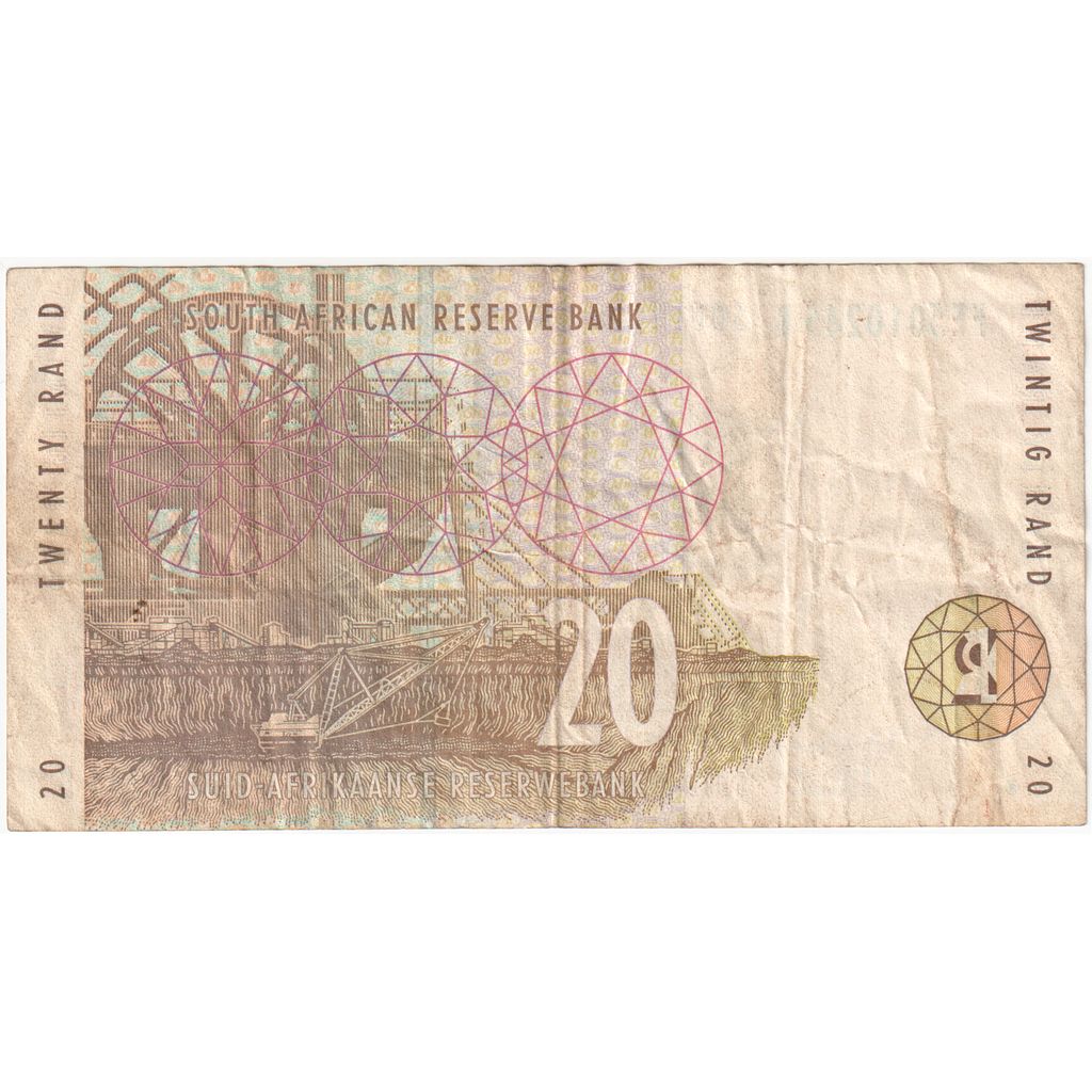 Južná Afrika, 
  
  20 randov, 
  
  VF(30-35)