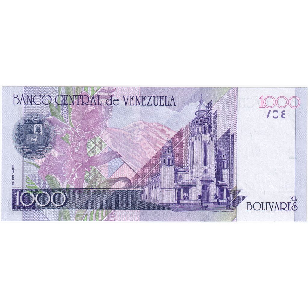 Venezuela, 
  
  1000 Bolivarov, 
  
  1998-09-10