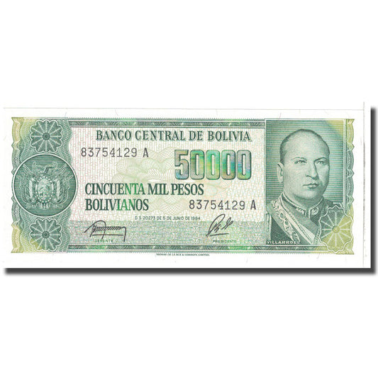 bankovka, 
  
  Bolívia, 
  
  50