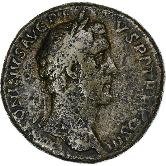 Antoninus Pius, 
  
  Sestertius, 
  
  140-144