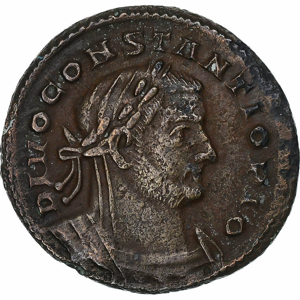 Divus Constantius Chlorus, 
  
  Follis, 
  
  307-310