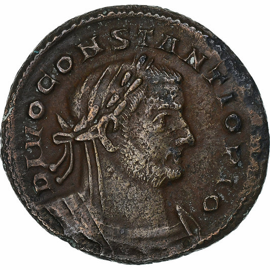 Divus Constantius Chlorus, 
  
  Follis, 
  
  307-310