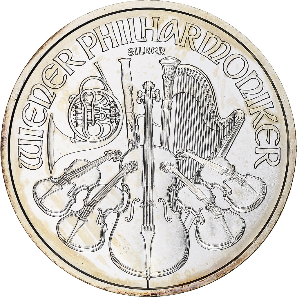 Rakúsko, 
  
  1-1/2 eura / 1 oz, 
  
  filharmonický orchester