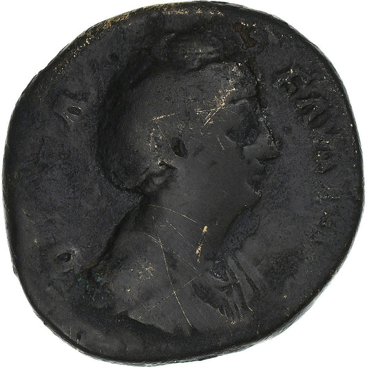 Diva Faustína I. 
  
  Sestertius, 
  
  141