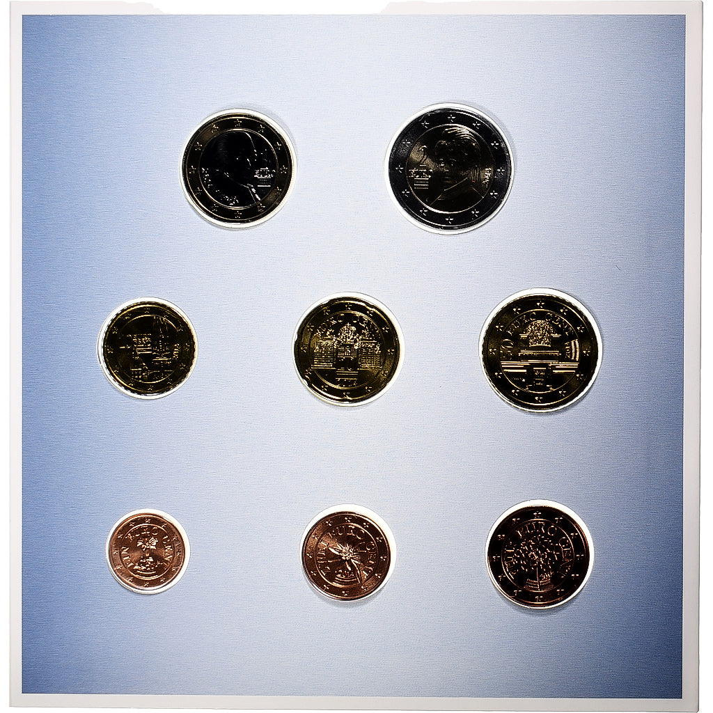 Rakúsko, 
  
  Set 1 ct. - 2 eurá, 
  
  2014