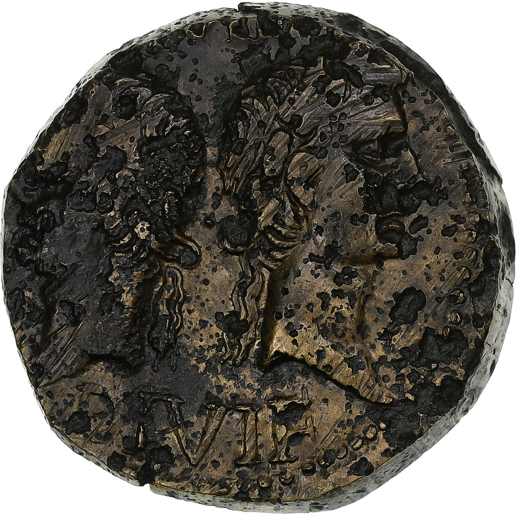 Augustus a Agrippa, 
  
  dupondius, 
  
  9-3 pred Kr