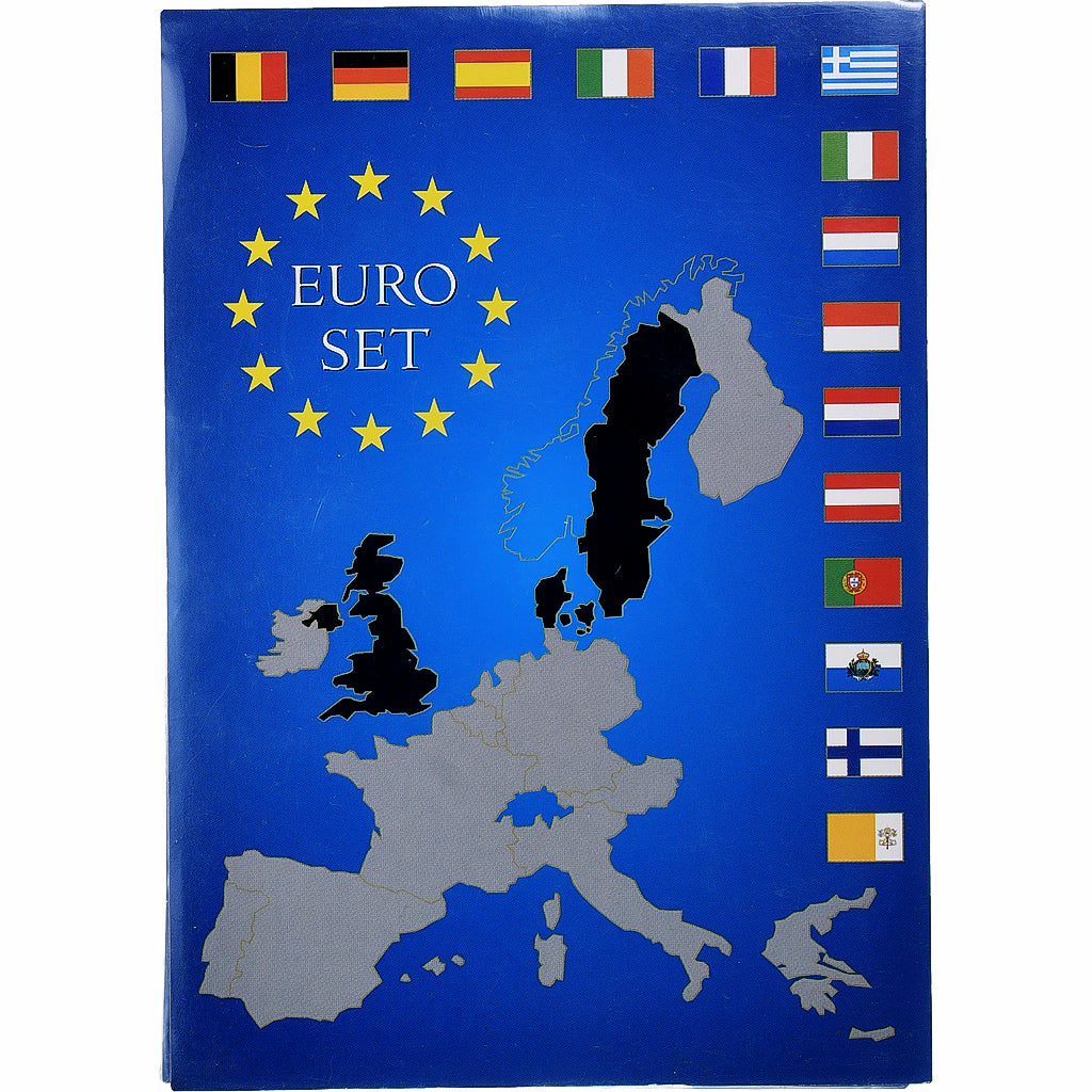 Luxembursko, 
  
  Set 1 ct. - 2 eurá, 
  
  eurový set