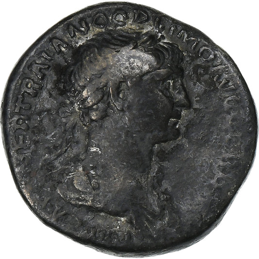 Trajan, 
  
  denár, 
  
  114