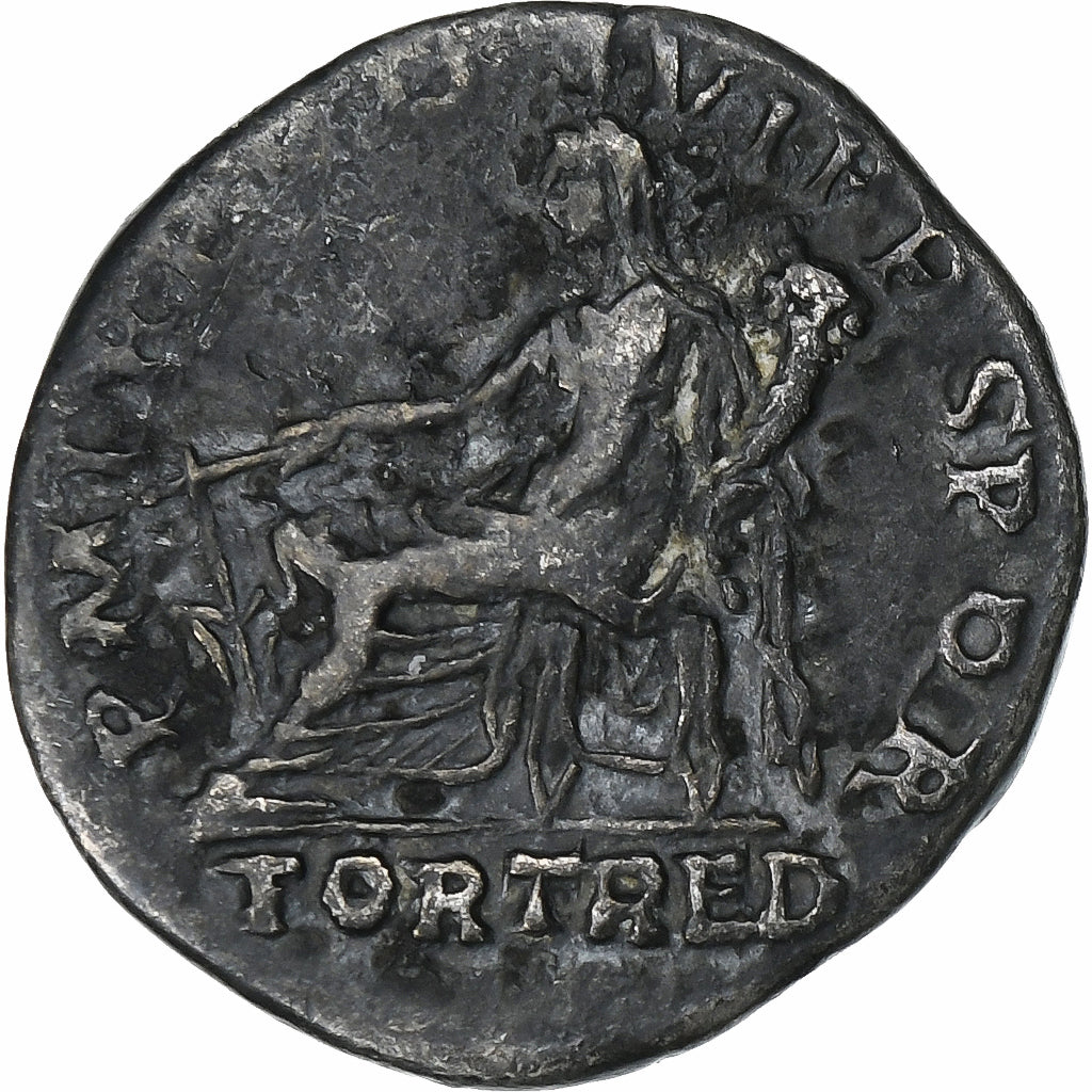 Trajan, 
  
  denár, 
  
  114