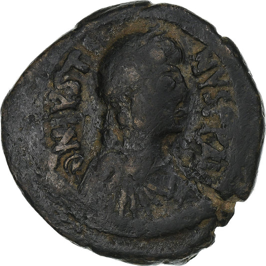 Justinian I, 
  
  Follis, 
  
  527-565