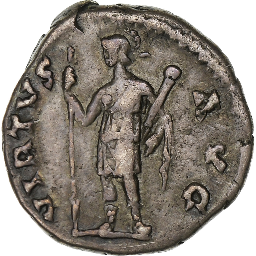 Antoninus Pius, 
  
  denár, 
  
  140-143