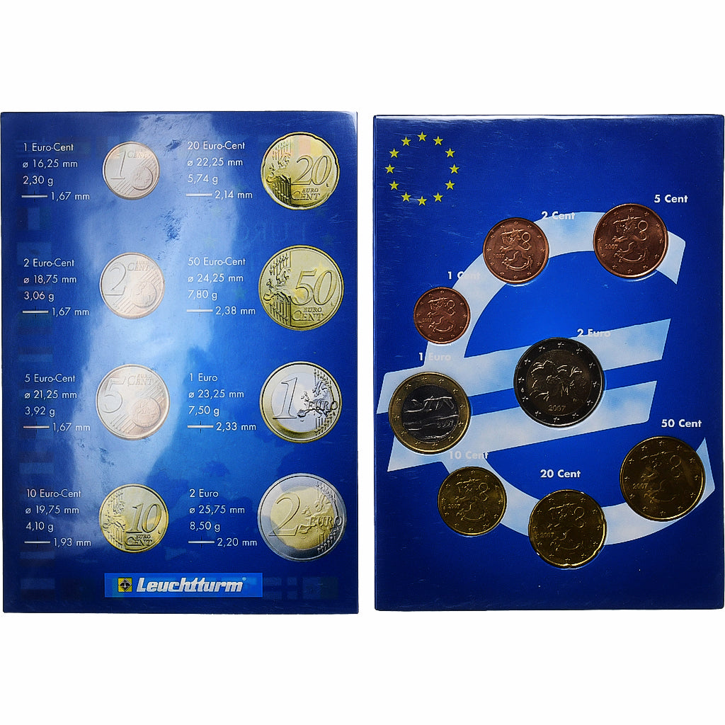 Fínsko, 
  
  Set 1 ct. - 2 eurá, 
  
  2002