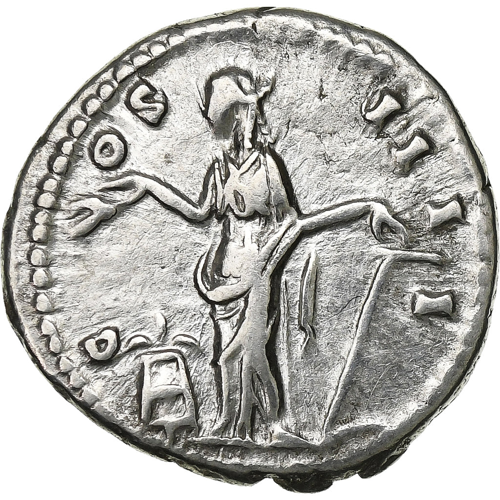 Antoninus Pius, 
  
  denár, 
  
  148-149