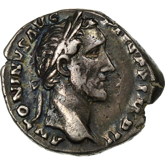 Antoninus Pius, 
  
  denár, 
  
  155-156