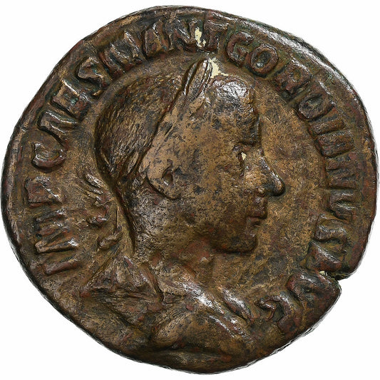 Gordian III, 
  
  Sestertius, 
  
  240