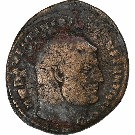 Divus Constantius I. 
  
  Follis, 
  
  310-311