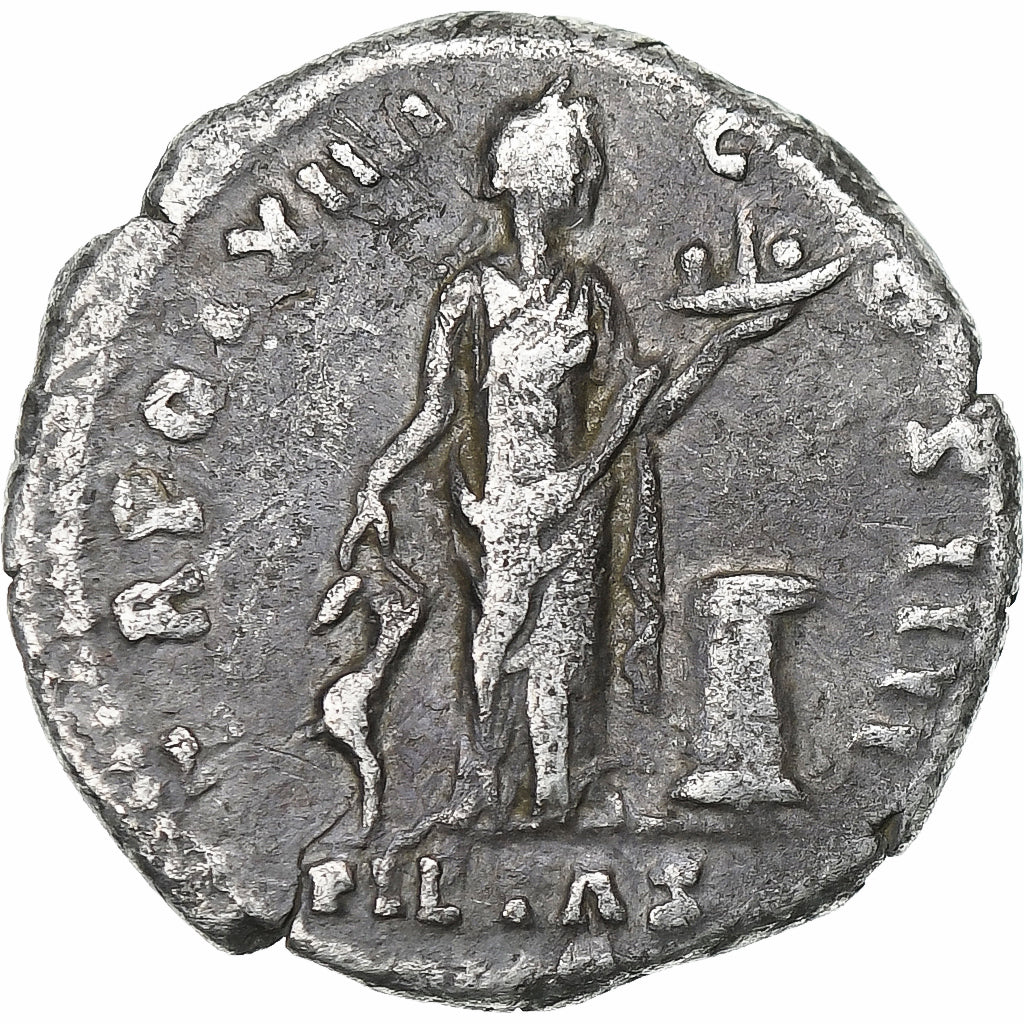 Antoninus Pius, 
  
  denár, 
  
  151-152