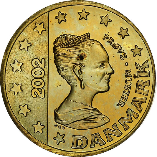 Dánsko, 
  
  Margrethe II, 
  
  10 euro centov