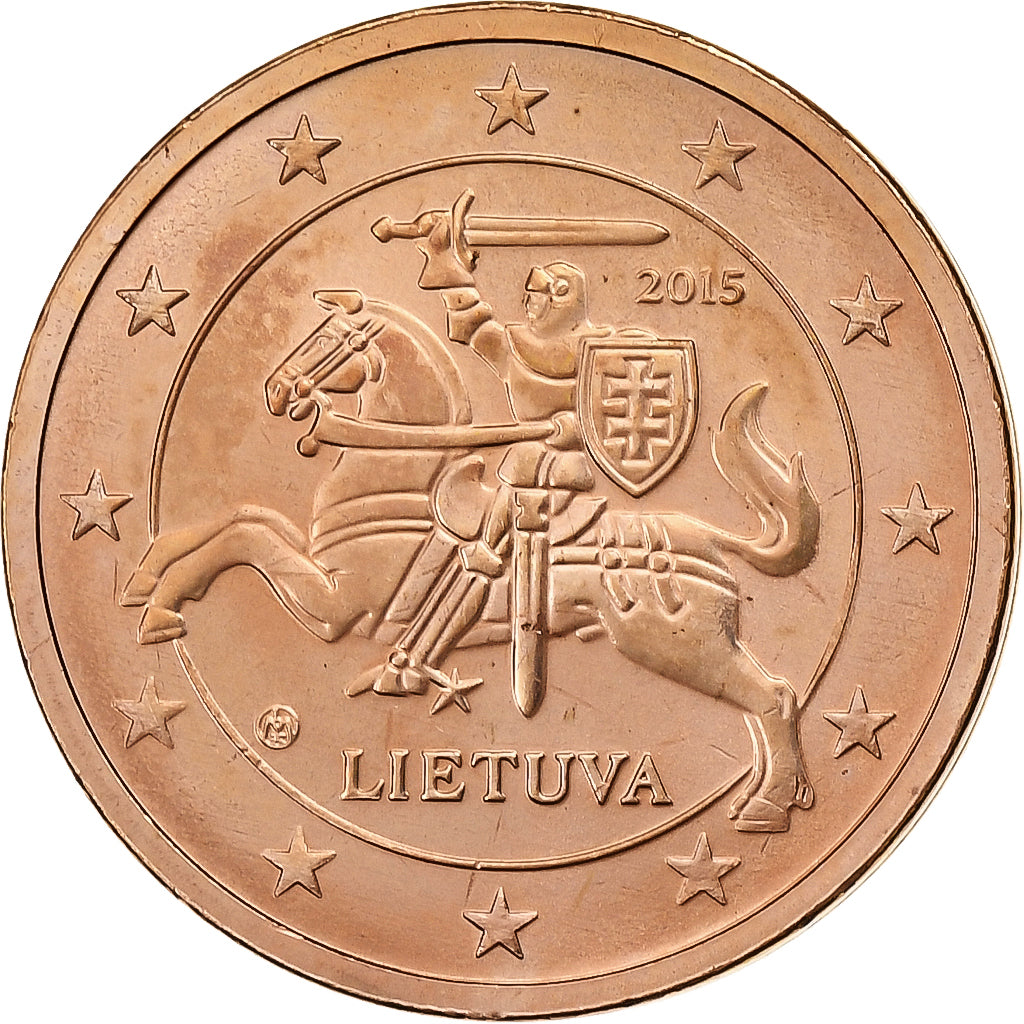 Litva, 
  
  2 euro centy, 
  
  BU